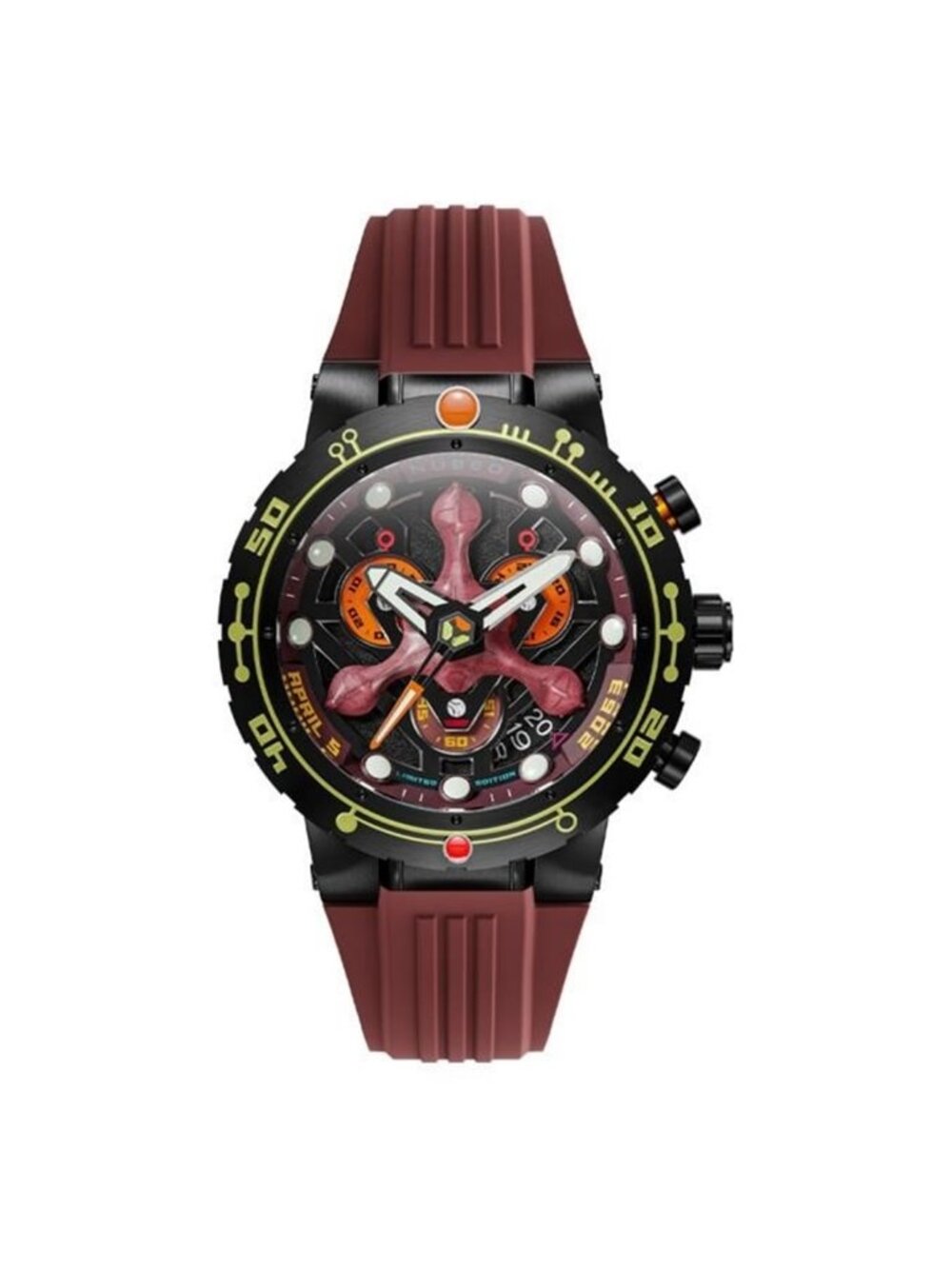 NWT Nubeo Opportunity Chronograph Black Dial Men's Watch